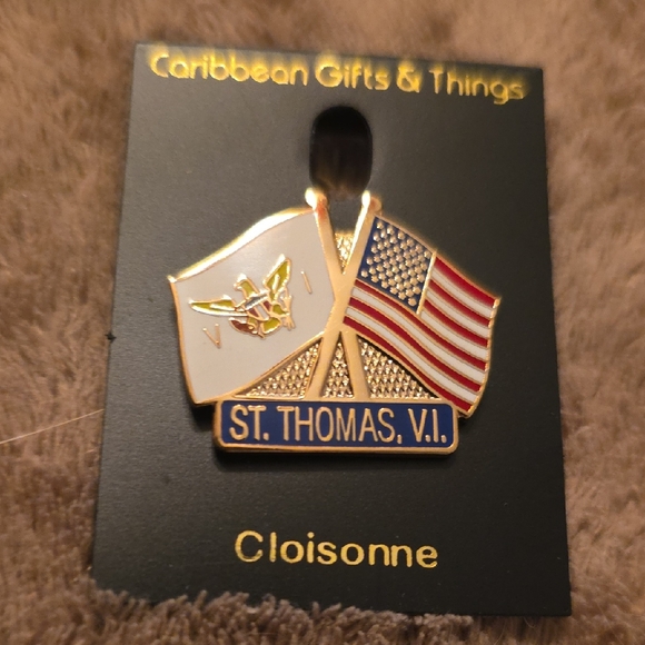 Other - St. Thomas V.I. Flag Pin